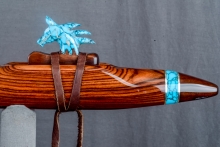 Brazilian Kingwood Native American Flute, Minor, Low F-4, #N7F (13)